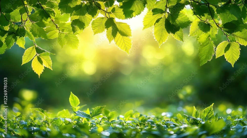 Sunlight through leaves, forest, spring, green, bokeh, nature, background, website Sunlight through leaves, forest, spring, green, bokeh, nature, background, website