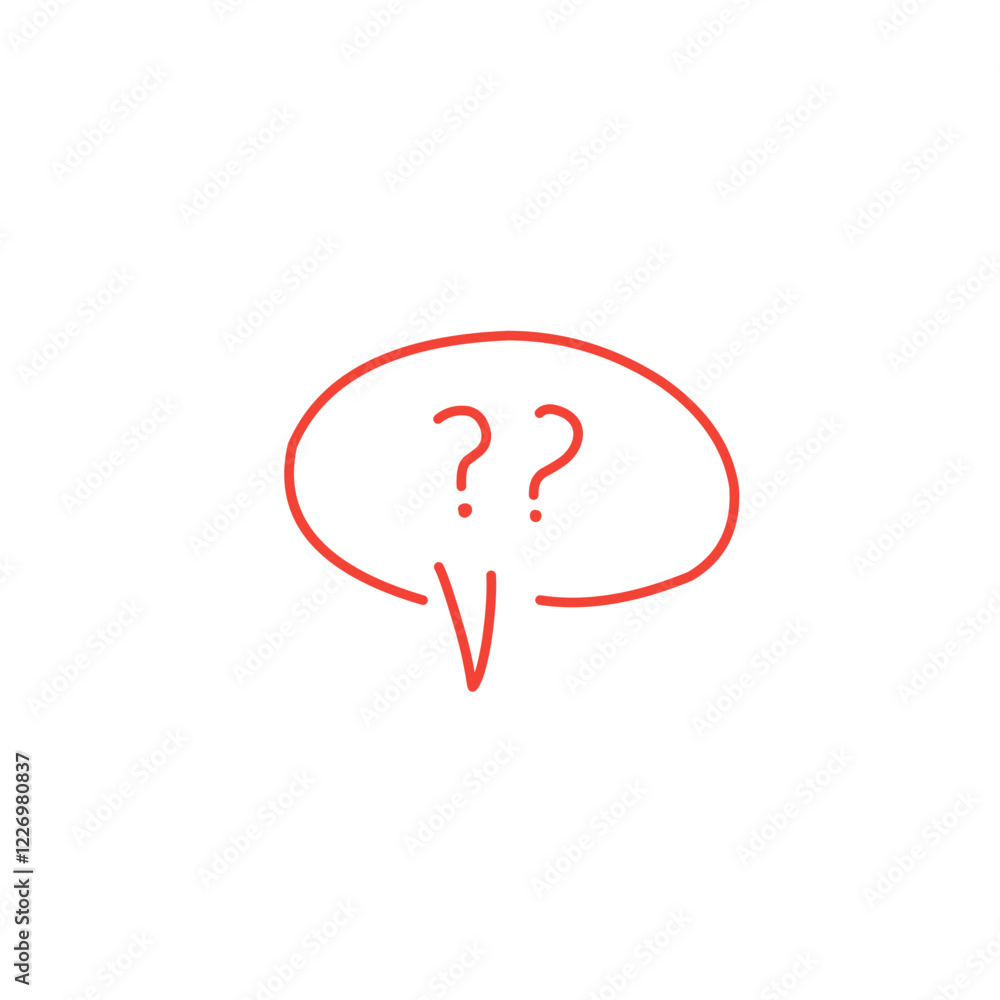 question bubble icon question bubble icon