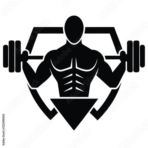 Gym logo icon vector