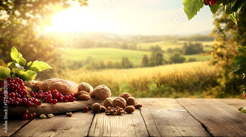 Rustic Harvest Table