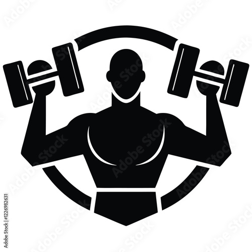 Gym logo icon vector