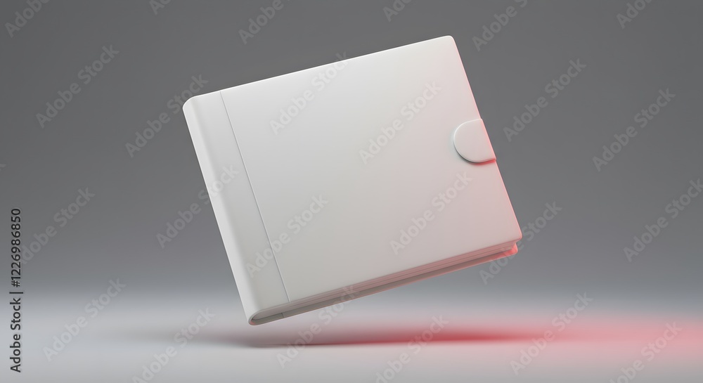 Elegant White Book Mockup: A Clean and Modern Design Elegant White Book Mockup: A Clean and Modern Design