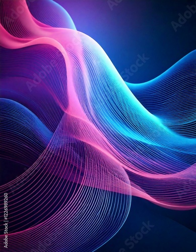 Colorful Abstract Blue and ...