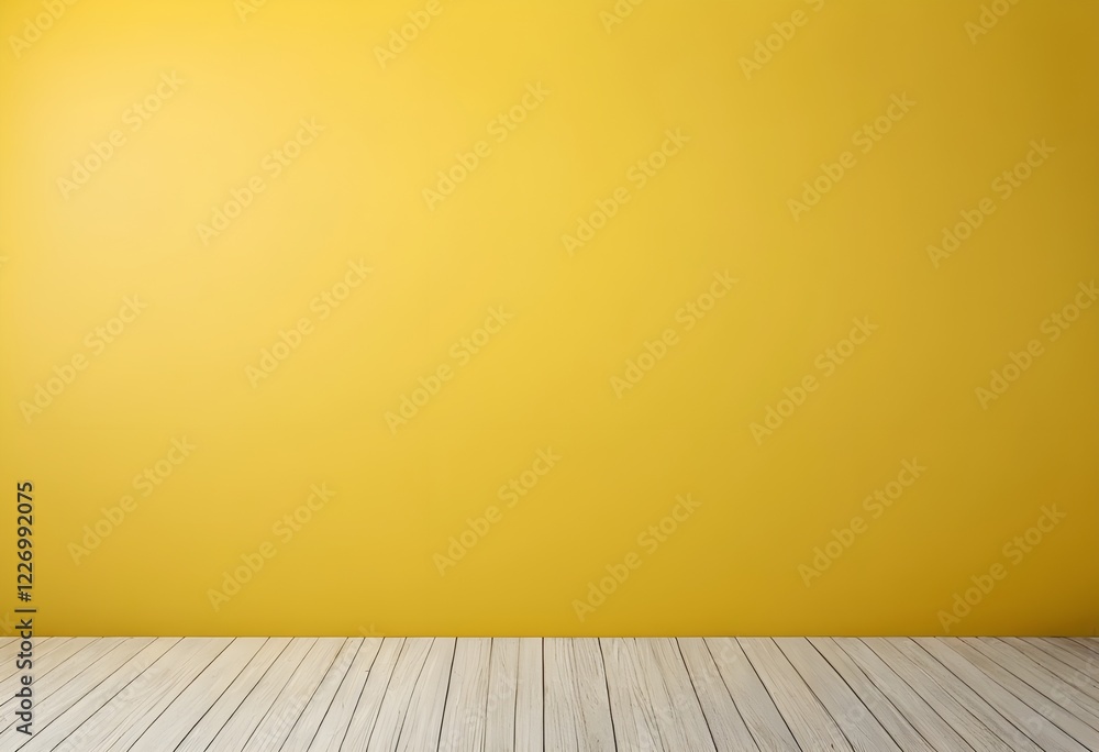 Empty yellow background and spotlight with studio for showing or design. Blank backdrop made from cement material. Realistic 3D render. Empty yellow background and spotlight with studio for showing or design. Blank backdrop made from cement material. Realistic 3D render.