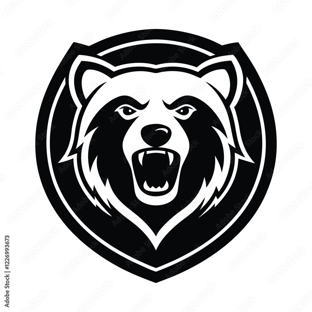 bear head mascot bear head mascot