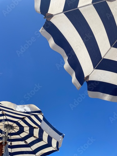 Beach umbrella and sky