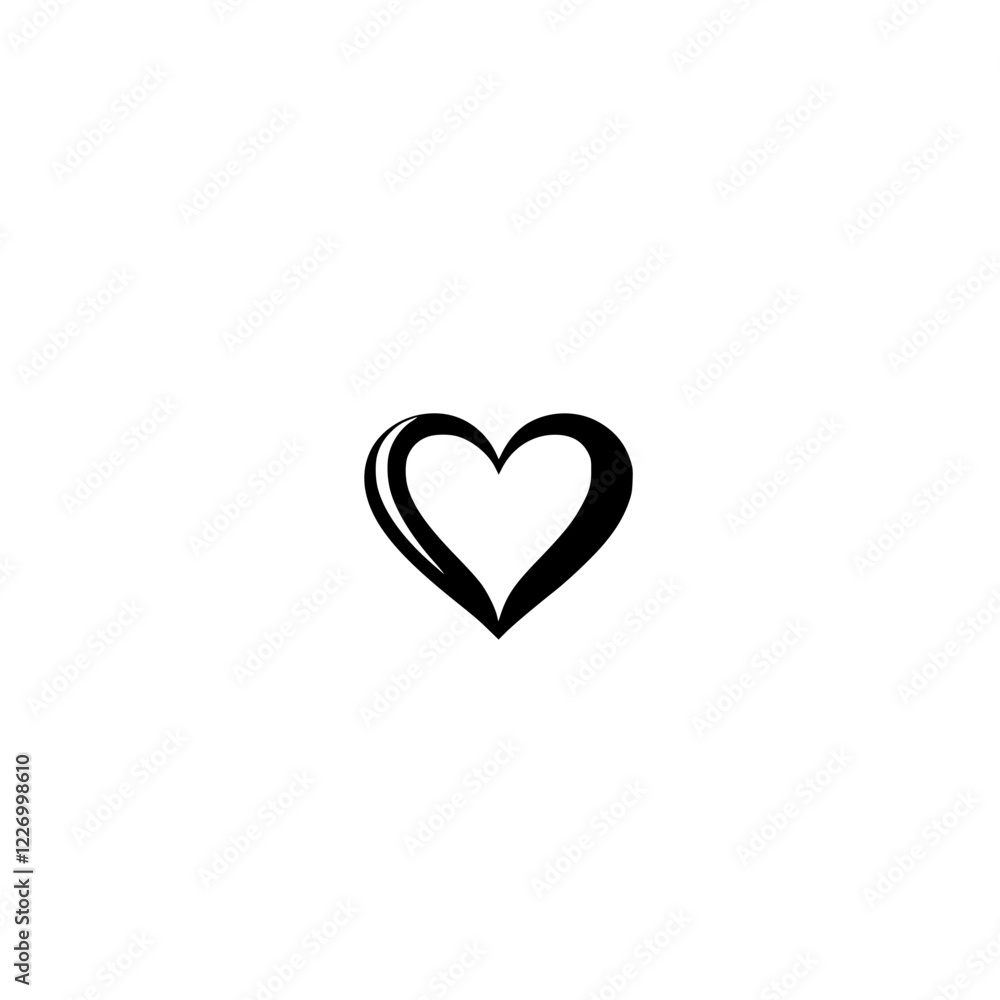 Elegant Black Heart Symbol: Minimalist Love Icon Design. Perfect for Valentine's Day, romantic projects, and more. Elegant Black Heart Symbol: Minimalist Love Icon Design. Perfect for Valentine's Day, romantic projects, and more.