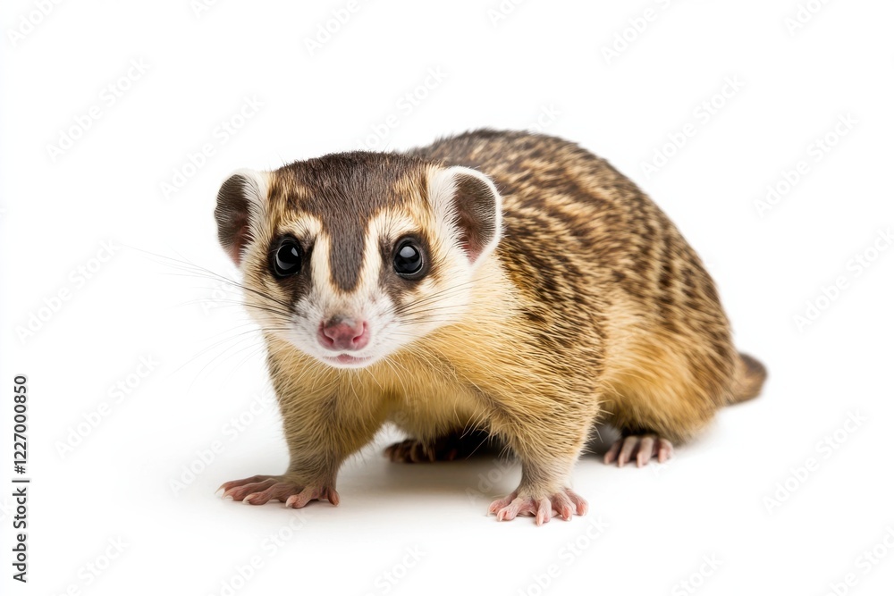 Adorable Asian palm civet close-up.