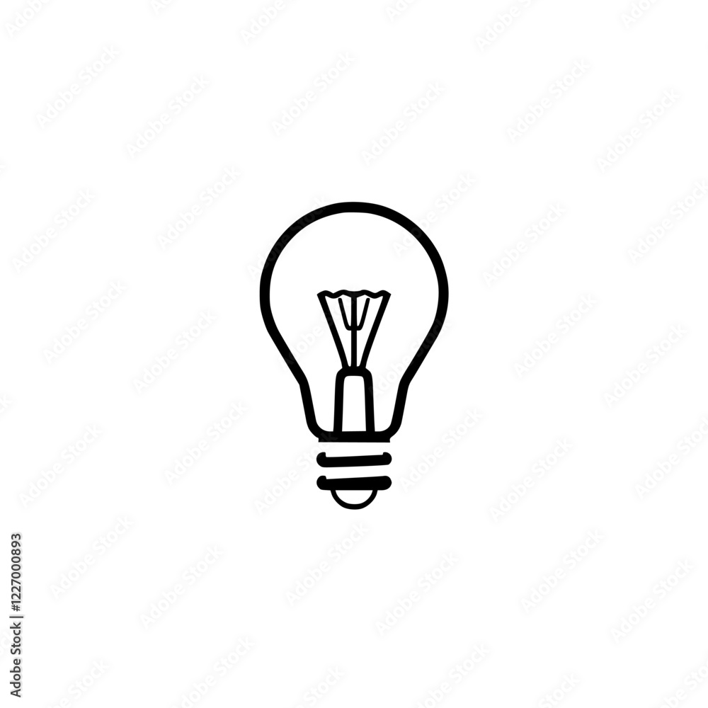 Illuminating Ideas: A Lightbulb Icon Representing Innovation and Creativity Illuminating Ideas: A Lightbulb Icon Representing Innovation and Creativity