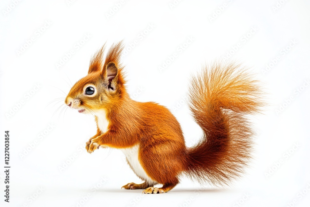 Adorable Red Squirrel Posing Adorable Red Squirrel Posing