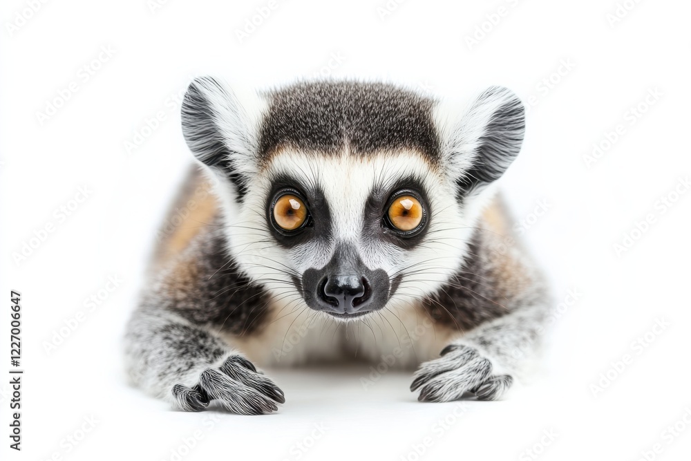 Curious Ring-tailed Lemur Curious Ring-tailed Lemur