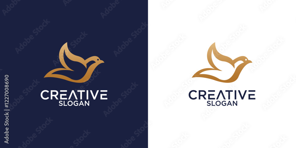 Flying Wings Bird Logo abstract design vector template
Flying Wings Bird Logo abstract design vector template