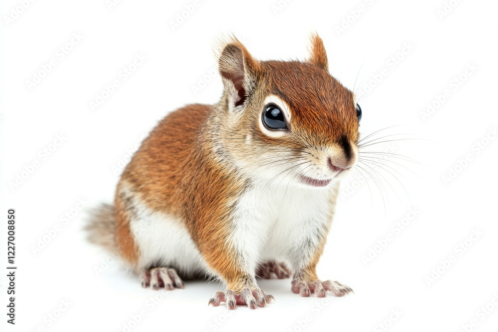 Adorable Red Squirrel Posing Adorable Red Squirrel Posing