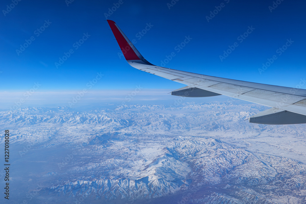 Obraz premium view from the airplane window