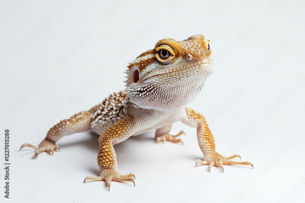 Obraz premium Adorable baby bearded dragon lizard