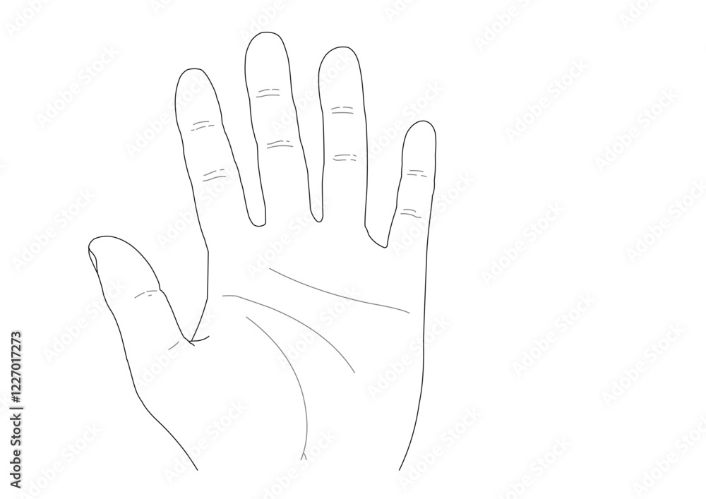 Obraz premium left hand