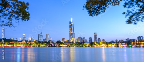 Vászonkép Nanjing Zifeng Tower