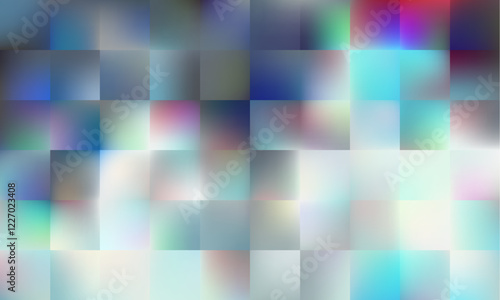This Soft colors lowpoly mosaic Abstract Background with Blurred Squares is perfect for Creative Designs, bringing tranquility and inspiration to