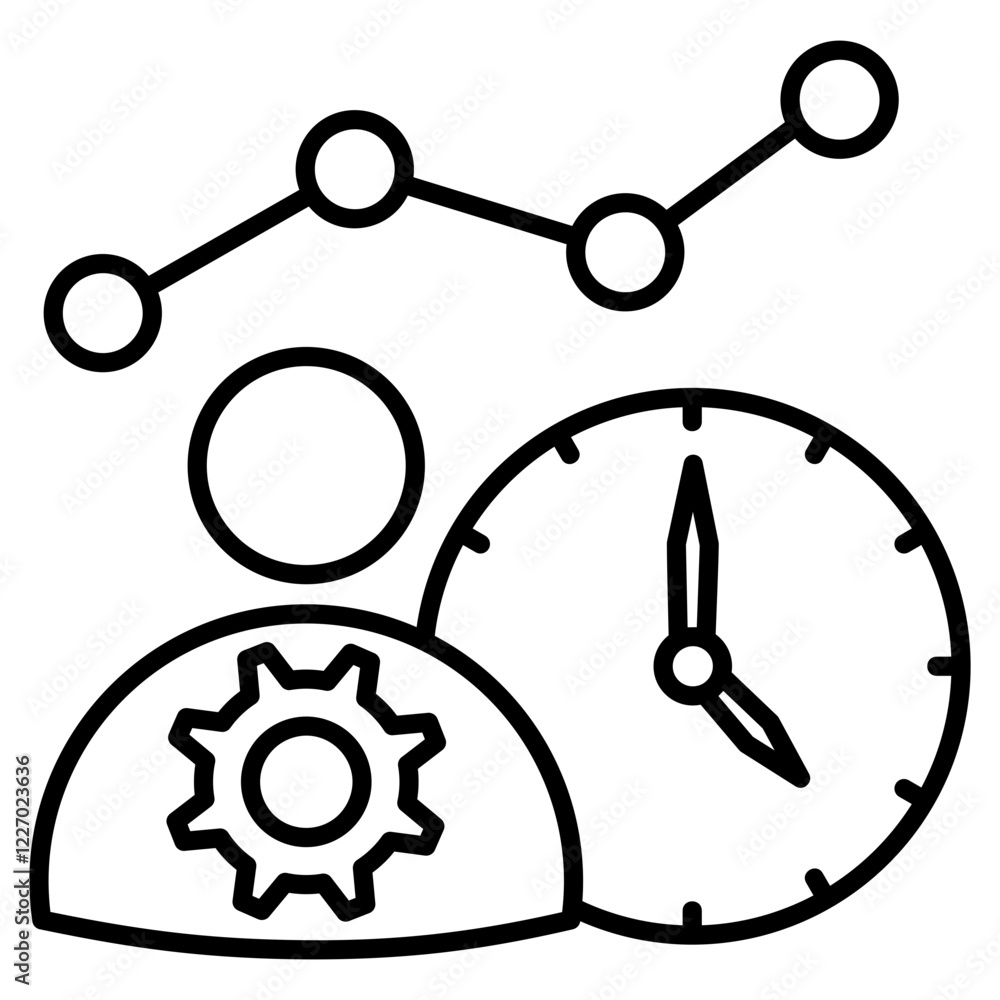 performance productivity Icon performance productivity Icon