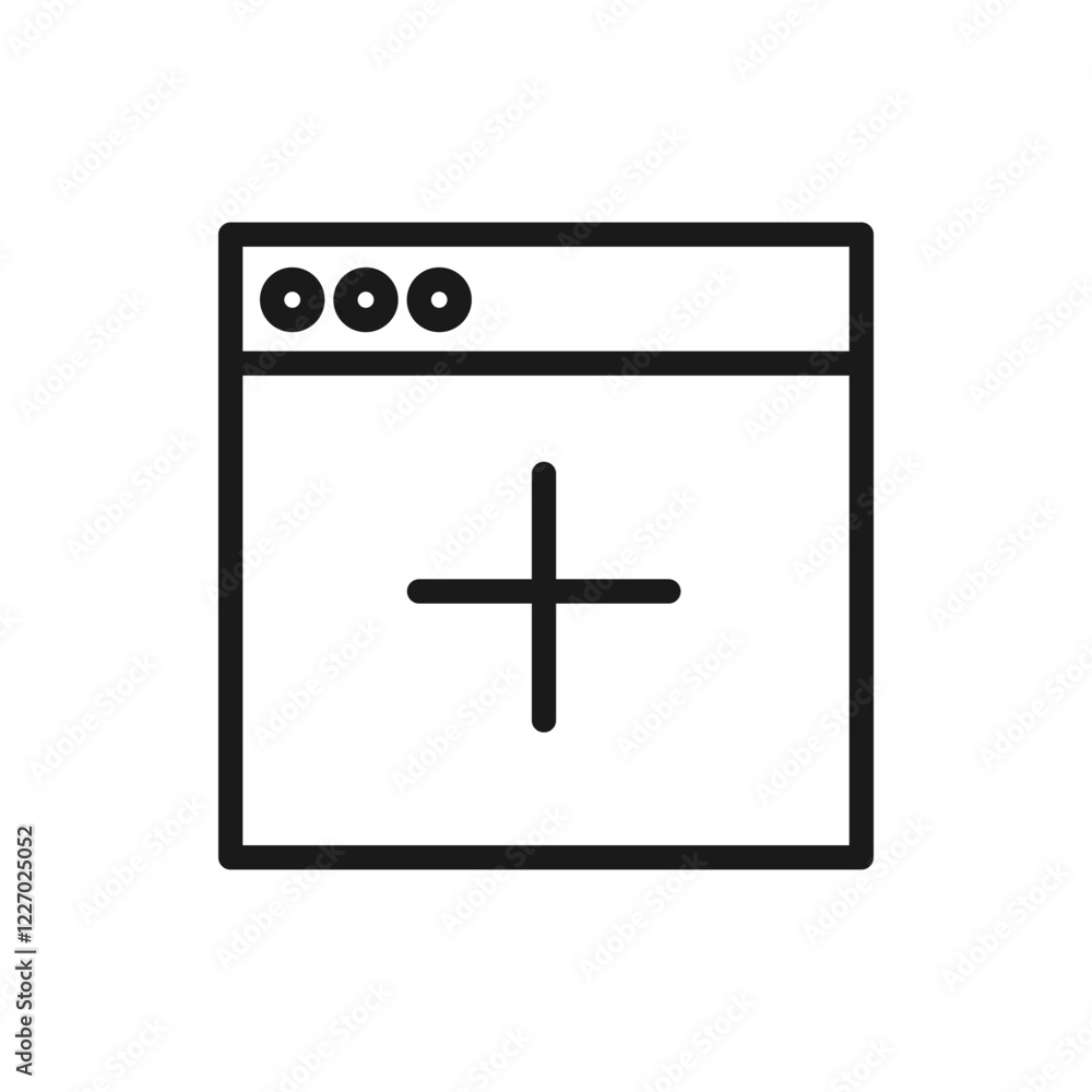 Obraz premium Browser tab icon