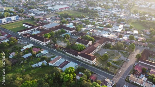 Aerial Drone Footage of Santiago, Veraguas, Panama – Urban and Rural Landscape