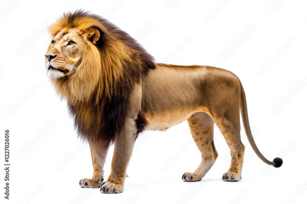 Obraz premium Majestic Male Lion in Profile