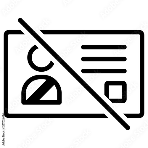 운전 면허증 만기 아이콘