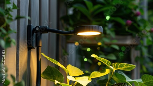 Clip-on Light: A portable, small lamp that easily attaches to objects, offering direct task lighting for focused activities like reading or crafting.
 photo