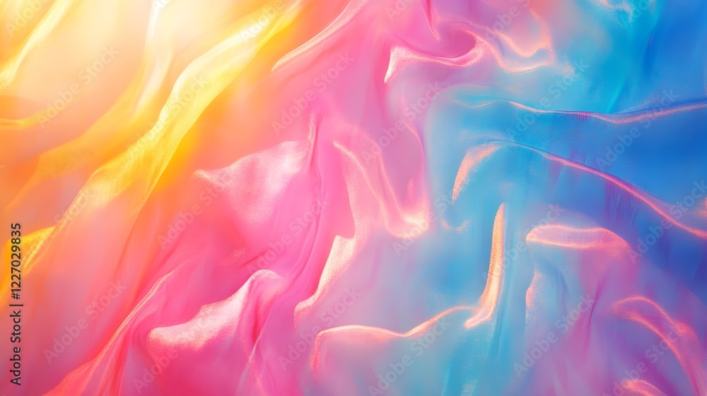 Obraz premium colorful fabric drape background