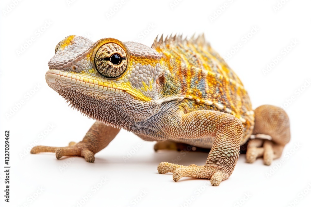 Obraz premium Vibrant colors of a young chameleon