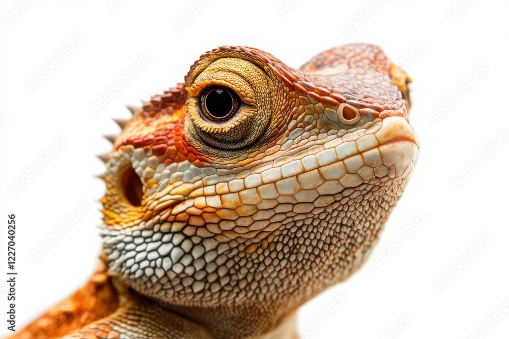 Fototapeta premium Close-up of a vibrant lizard.