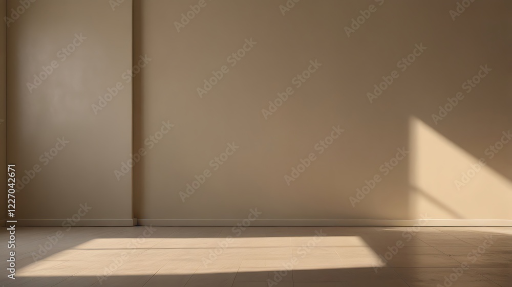 Sunlit Empty Room Minimalist Interior Design Photo Sunlit Empty Room Minimalist Interior Design Photo