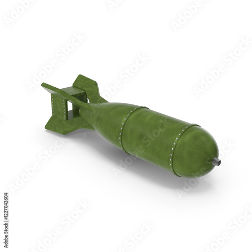 Heavy military aircraft high power weapon missile bomb explosion ordnance 3d realistic 