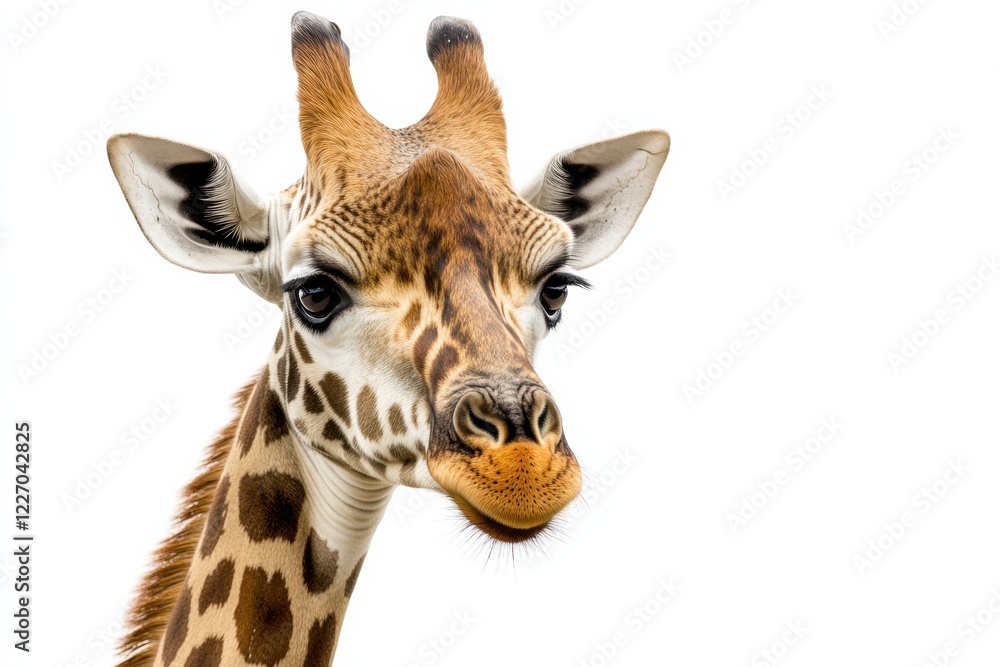 Fototapeta premium Close-up of a Giraffe's Face