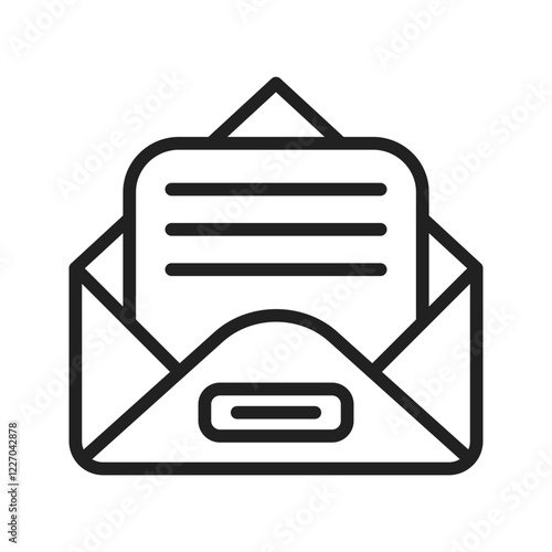 Emails icon vector image. Suitable for mobile apps, web apps and print media.