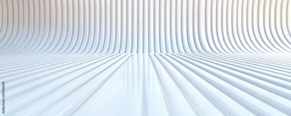 Abstract lines create a smooth, flowing pattern in a white space. Abstract lines create a smooth, flowing pattern in a white space.
