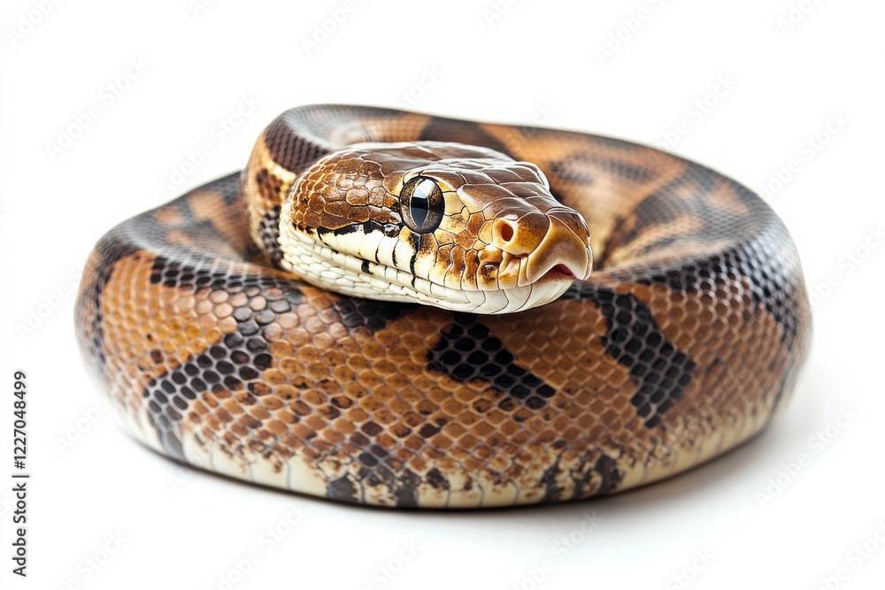 Obraz premium Close-up of a coiled snake