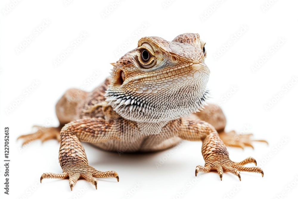 Naklejka premium Close-up of a Bearded Dragon