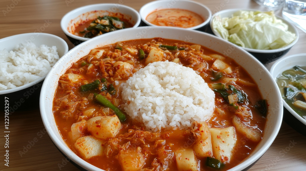 Korean cuisine food menu and Korea Asian dishes meals, vector rice bowls, kimchi and soups. Korean cuisine hot pot meals food, cucumber and cabbage kimchi, pickled diakon radish and sweet rice yaksik Korean cuisine food menu and Korea Asian dishes meals, vector rice bowls, kimchi and soups. Korean cuisine hot pot meals food, cucumber and cabbage kimchi, pickled diakon radish and sweet rice yaksik