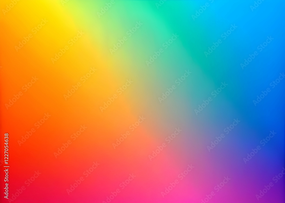 Abstract Rainbow Gradient Background. Colorful Digital Art Abstract Rainbow Gradient Background. Colorful Digital Art