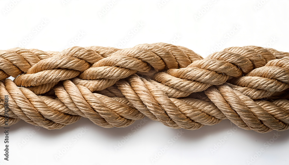 Thick Rope Isolated on White Background
Thick Rope Isolated on White Background