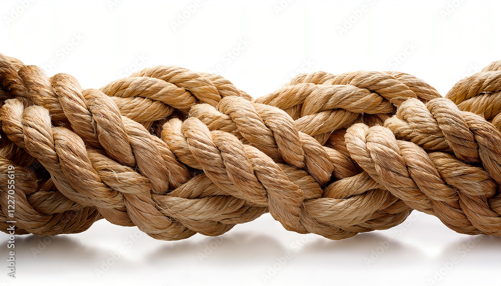Thick Rope Isolated on White Background
Thick Rope Isolated on White Background
