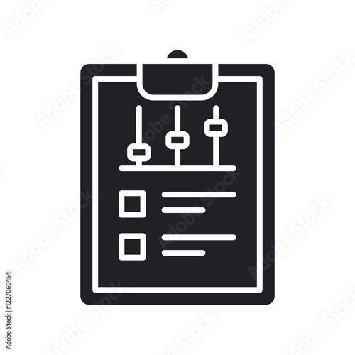 Discipline glyph icon