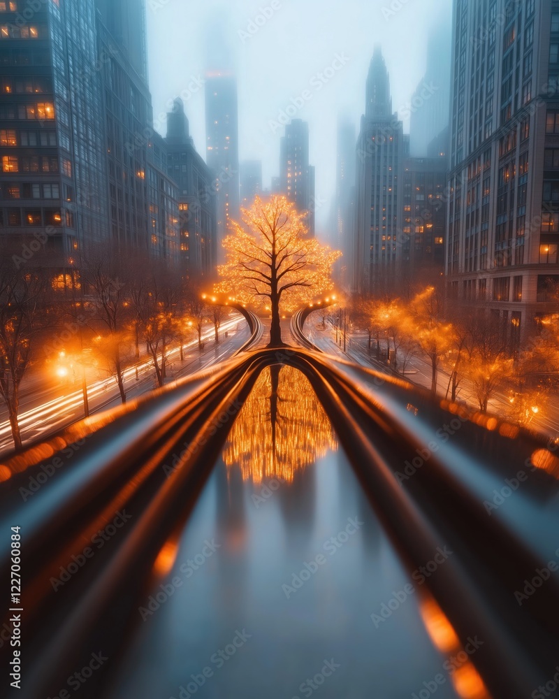 Strategic Succession Planning Tree Growth in Urban Cityscape Strategic Succession Planning Tree Growth in Urban Cityscape