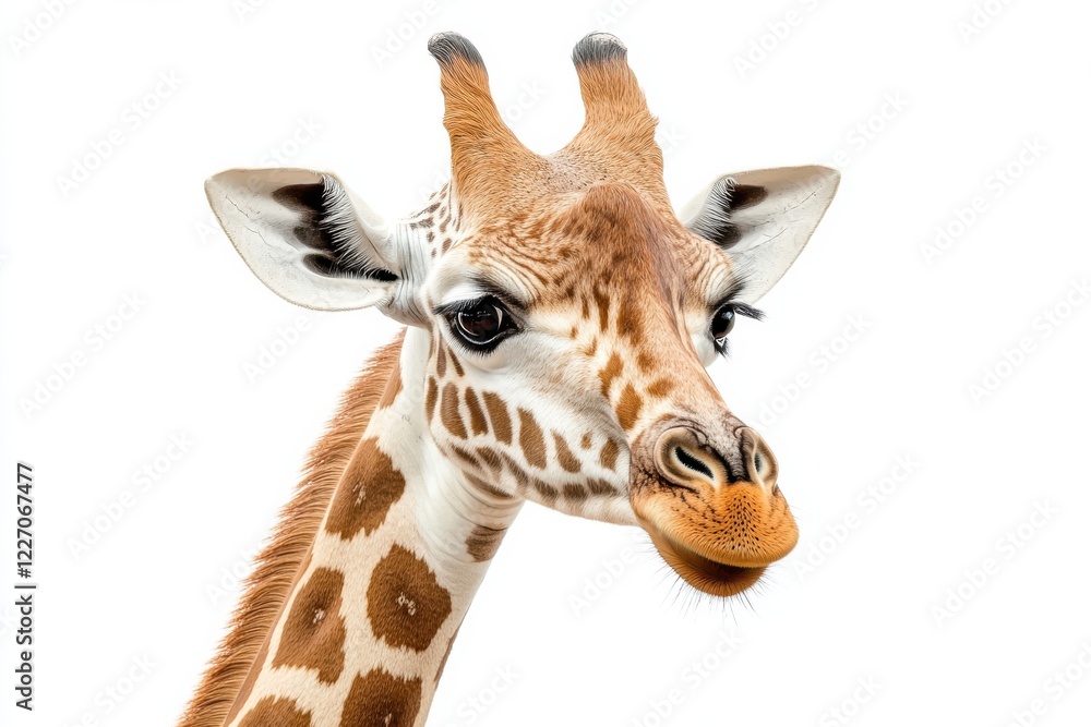 Fototapeta premium Close-up of a Giraffe's Head