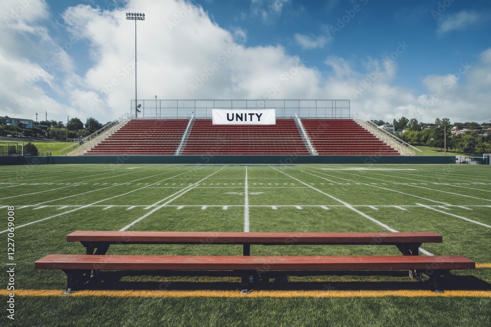 Obraz premium Unity on the Sports Field
