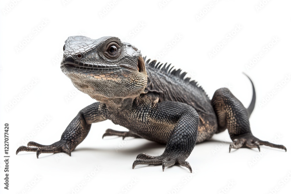 Obraz premium Close-up of a Black Tree Monitor