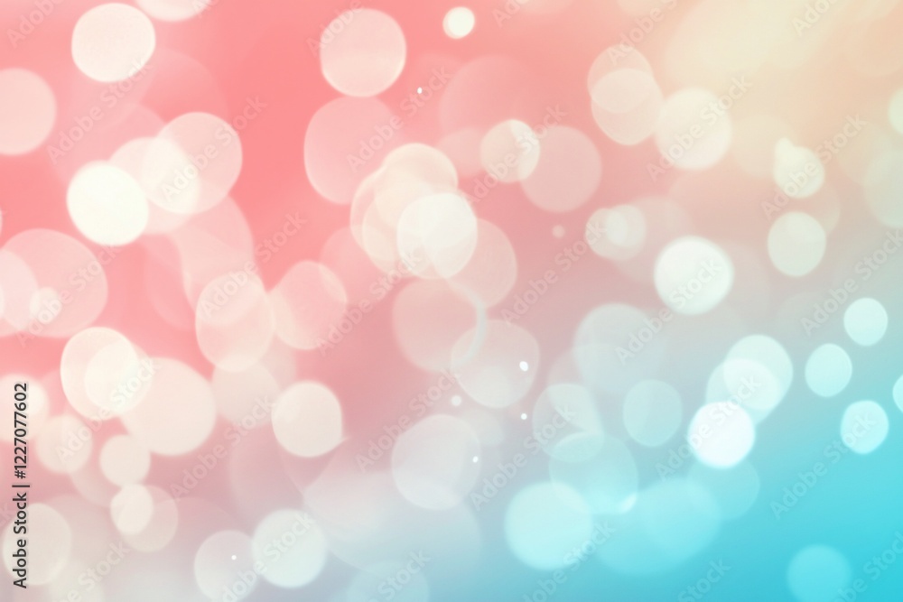 Soft pastel bokeh background with pink and blue hues creating a dreamy atmosphere for design Soft pastel bokeh background with pink and blue hues creating a dreamy atmosphere for design
