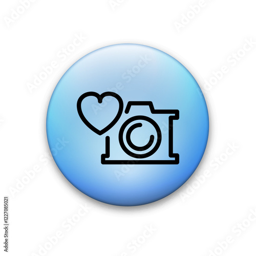 Camera icon design template