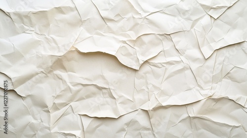 Wallpaper Mural Crumpled White Paper Texture Background for Design Projects Torontodigital.ca